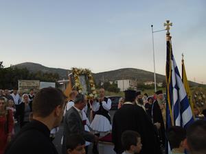 Στιγμές από τη λιτάνευση της Εικόνας