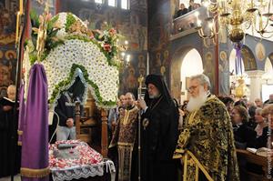 Aποκαθήλωση στον Ιερό ναό Aγίων Kων/νου και Eλένης Άνω Λιοσίων