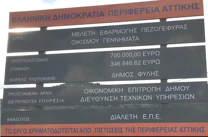 Ανακοίνωσε τη δημιουργία πεζογέφυρας στα Άνω Λιόσια ο αντιπεριφερειάρχης δυτικής Αττικής