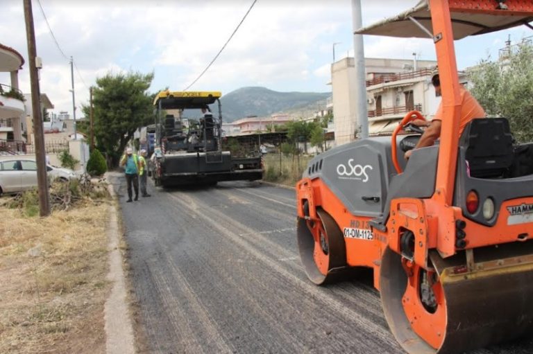 Ανακατασκευάζει 574 δρόμους σε Άνω Λιόσια, Χασιά και Ζεφύρι ο Δήμος Φυλής