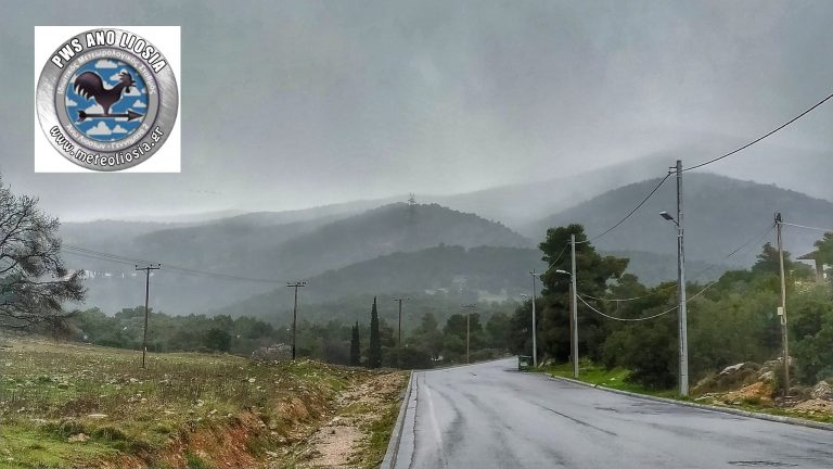 Δευτέρα 28/2 – Ο καιρός στα Άνω Λιόσια από το meteoliosia