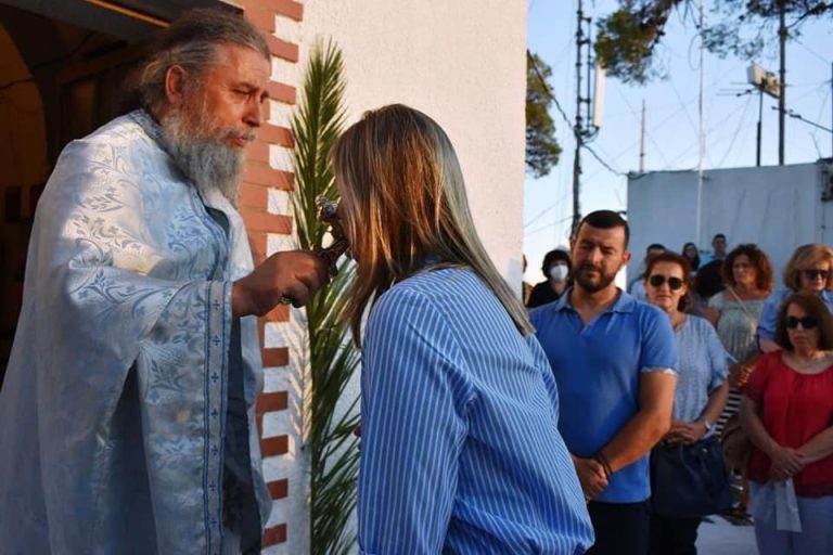 Κατάνυξη στον πανηγυρικό εσπερινό στον προφήτη Ηλία στη Φυλή