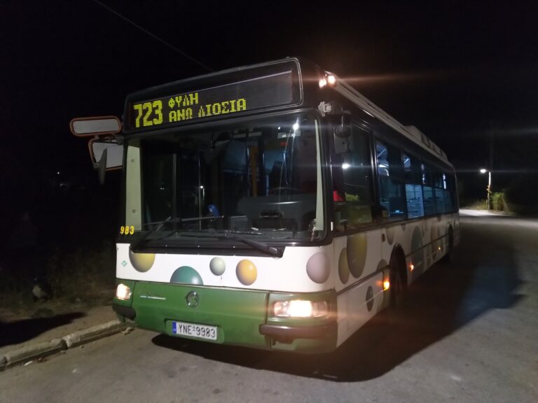 Προσωρινή τροποποίηση της διαδρομής της λεωφορειακής γραμμής 723