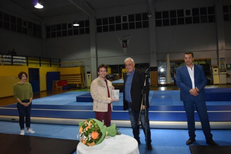 Κεντρικό πρόσωπο στην εκδήλωση για τη Γυμναστική ο Ολυμπιονίκης Δημοσθένης Ταμπάκος