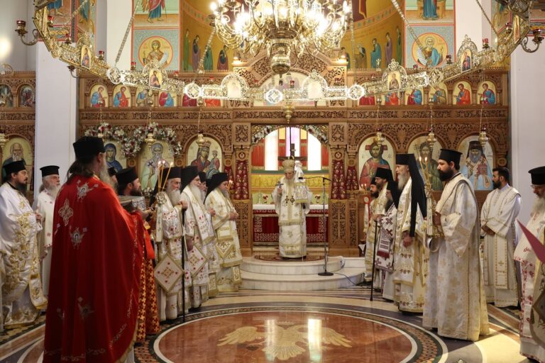Με λαμπρότητα πανηγύρισε η Ιερά Μονή Αγίων Κυπριανού και Ιουστίνης Φυλής