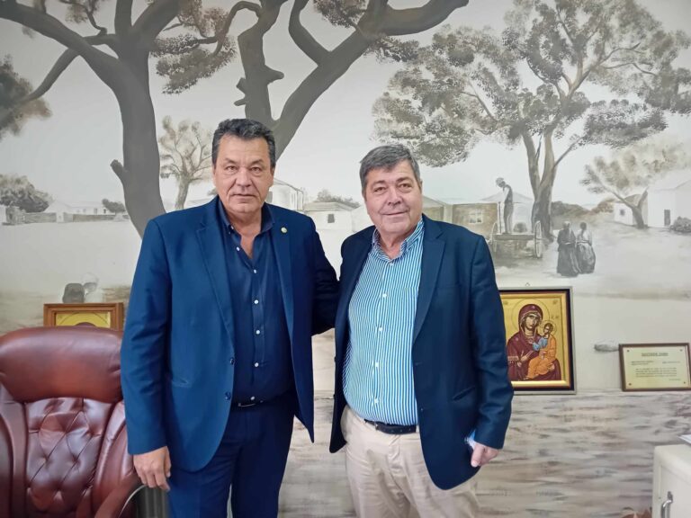 Συνάντηση Δημάρχου Φυλής Χρήστου Παππού με το νεοεκλεγέντα Δήμαρχο Ασπροπύργου Γιάννη Ηλία