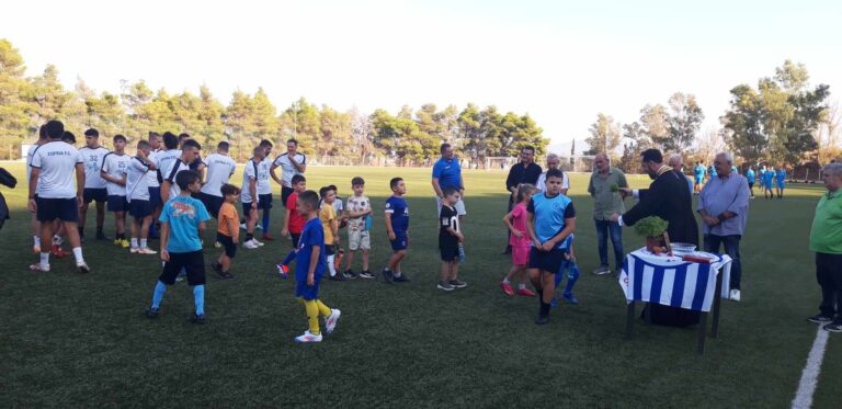 Αγιασμός στον Αθλητικό Όμιλο Ζωφριάς και μηνύματα αισιοδοξίας