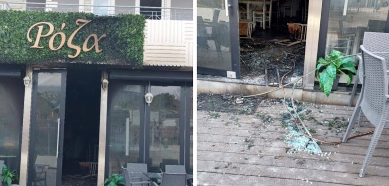 Κάηκε ολοσχερώς μαγαζί εστίασης στην κεντρική πλατεία των Άνω Λιοσίων (φώτο)