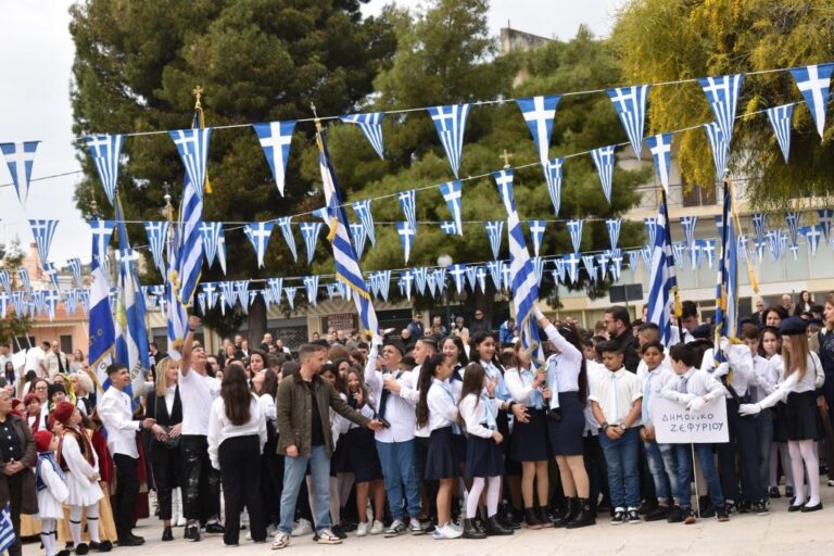 Με τιμές γιόρτασε το Ζεφύρι την Εθνική Επέτειο της 25ης Μαρτίου και τον Ευαγγελισμό της Θεοτόκου
