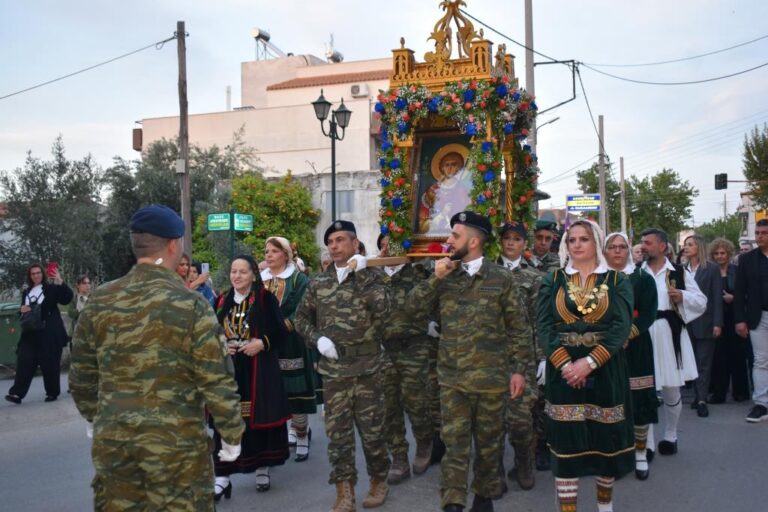 Με λαμπρές τιμές και πλήθος πιστών η Λιτάνευση στον Άγιο Γεώργιο Ζωφριάς Άνω Λιοσίων