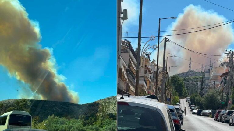 ΕΚΤΑΚΤΟ – Μεγάλη φωτιά τώρα κοντά στην Περιφερειακή Αιγάλεω