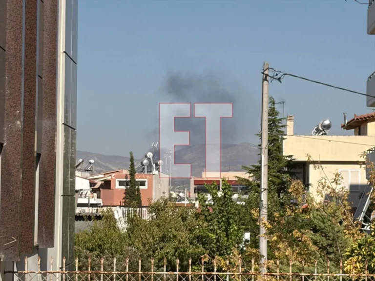 Άνω Λιόσια – Φωτιά σε κοντέινερ περιορίστηκε άμεσα