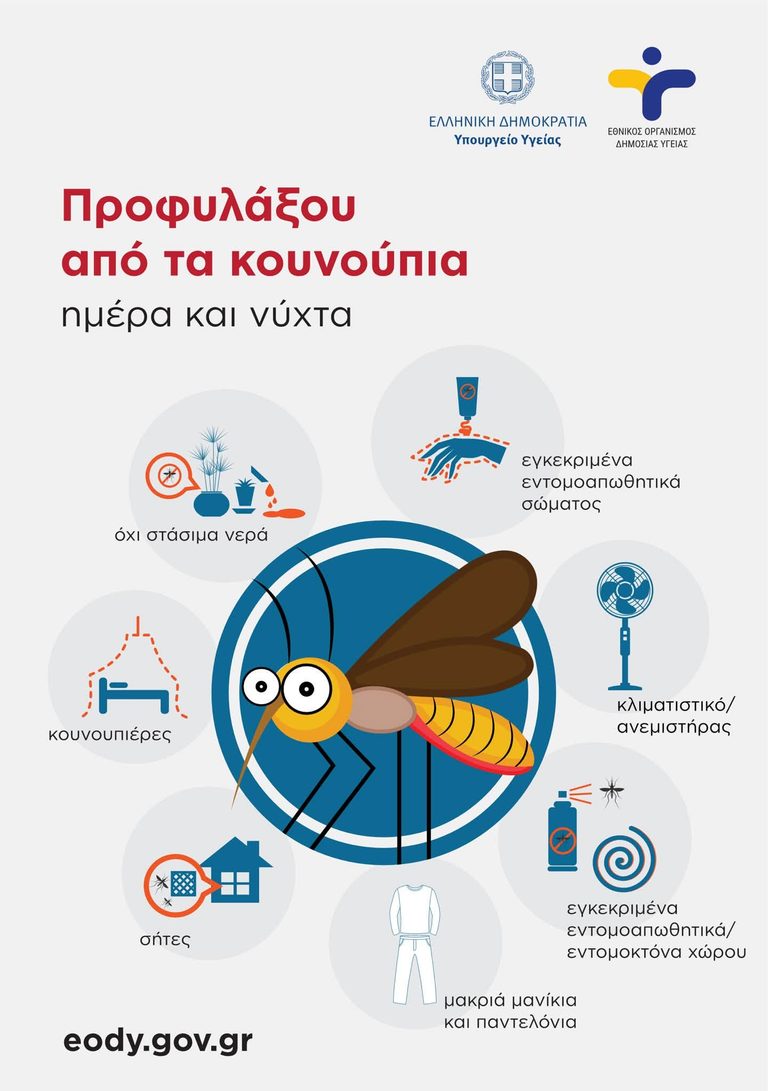 Εντατικοποιημένες οι εντομοκτονίες κατά των κουνουπιών στον Δήμο Φυλής – Οδηγίες προφύλαξης προς τους πολίτες
